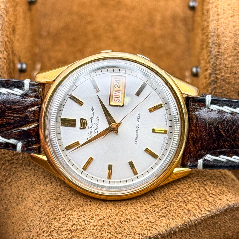 Seiko Seiko - Sportmatic Deluxe 金月 (Kintsuki) – Golden Moon - No reserve price - 7619-7010 - Men - 1965 vintage watch - image 23