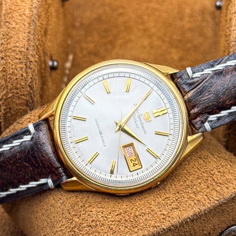 Seiko Seiko - Sportmatic Deluxe 金月 (Kintsuki) – Golden Moon - No reserve price - 7619-7010 - Men - 1965 vintage watch - image 26