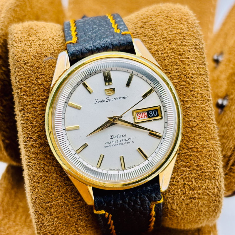 Seiko Seiko - Sportmatic Deluxe - No reserve price - 7606-7000 - Men - 1965 vintage watch - image 2