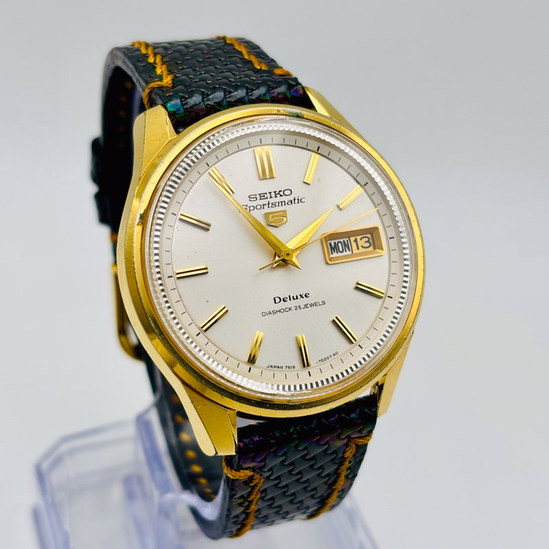 Seiko Seiko - Sportmatic Deluxe - No reserve price - 7619-7010 - Men - 1966 vintage watch - image 2
