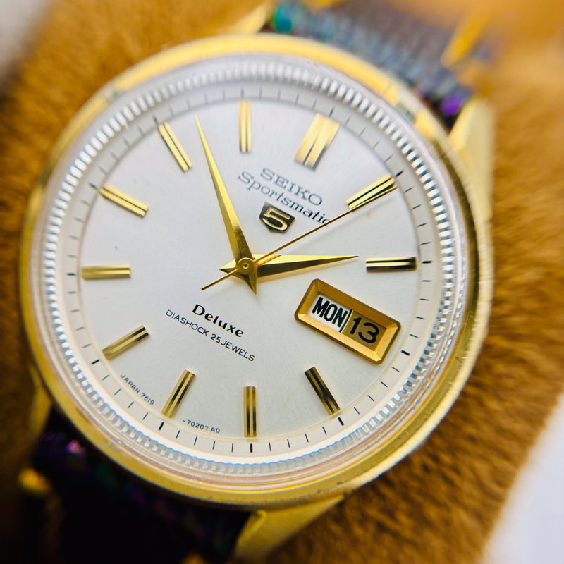 Seiko Seiko - Sportmatic Deluxe - No reserve price - 7619-7010 - Men - 1966 vintage watch - image 9