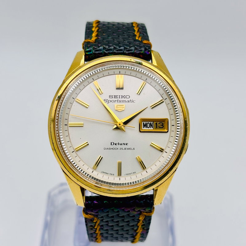 Seiko Seiko - Sportmatic Deluxe - No reserve price - 7619-7010 - Men - 1966 vintage watch - image 14