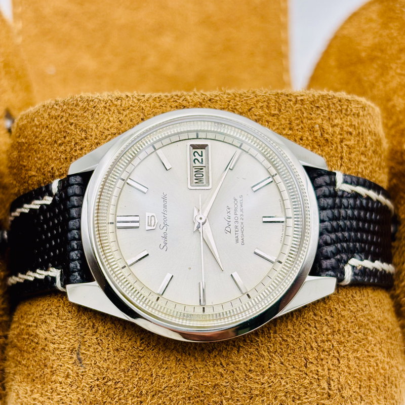 Seiko Seiko - Sportsmatic Deluxe - No reserve price - 7606-7000 - Men - 1965 vintage watch - image 5