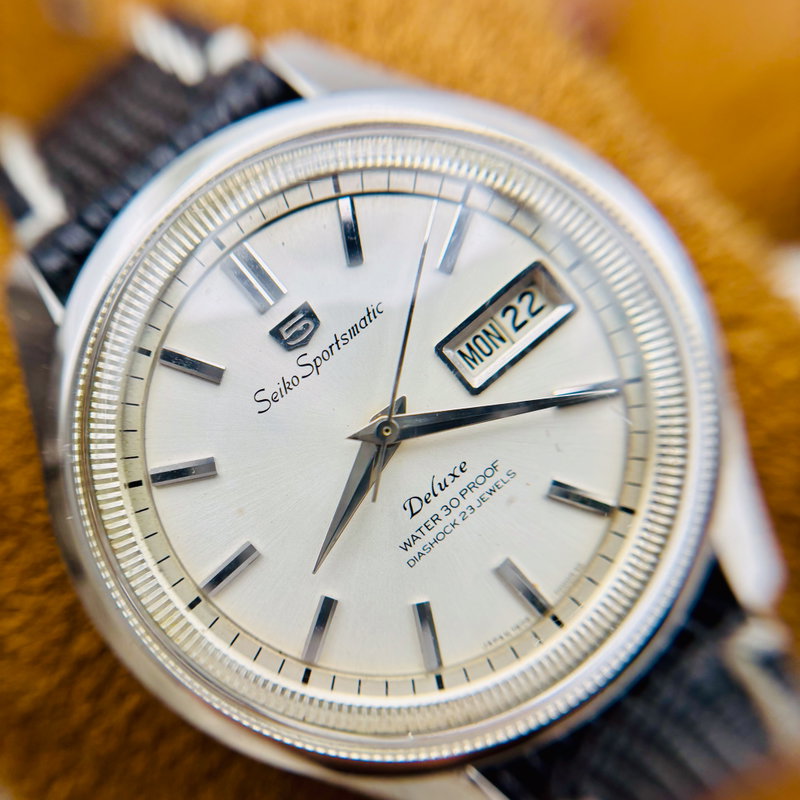 Seiko Seiko - Sportsmatic Deluxe - No reserve price - 7606-7000 - Men - 1965 vintage watch - image 9