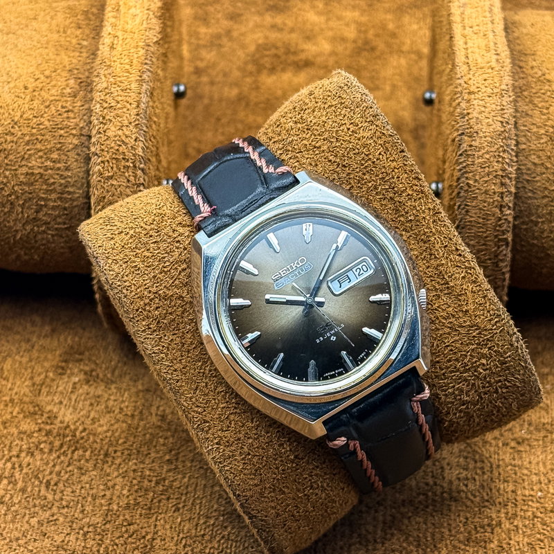 Seiko Seiko - 5 Actus SS 淡影 (Tan’ei) – Faint Shadow - No reserve price - 6106-7700 - Men - 1973 vintage watch - image 12