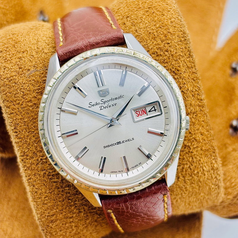 Seiko Seiko - Sportsmatic Deluxe 氷影 – Hyōei – Icy Reflection - No reserve price - 7606-7971 - Men - 1964 vintage watch - image 5