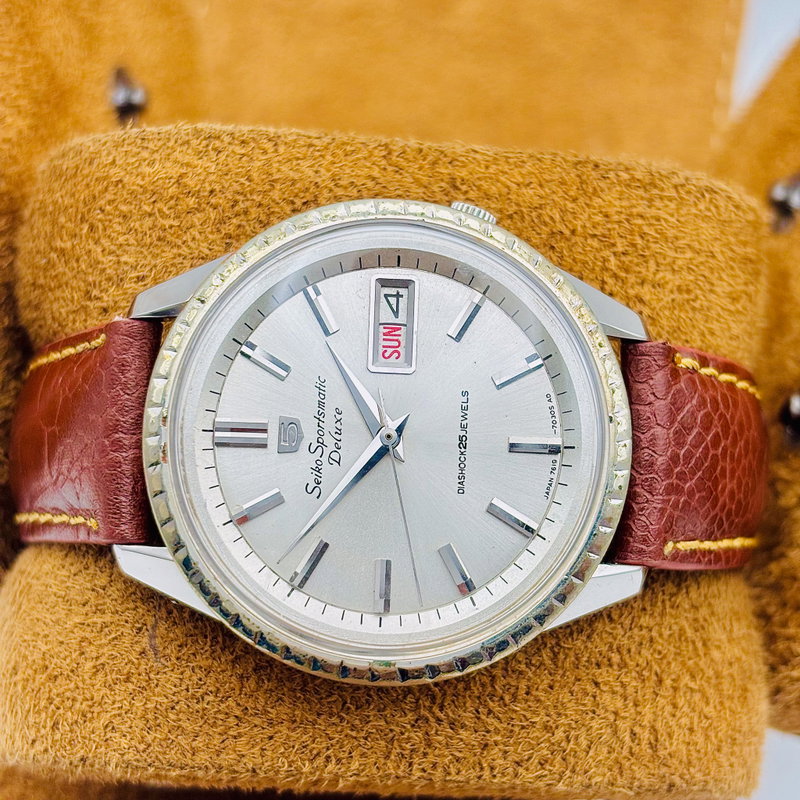 Seiko Seiko - Sportsmatic Deluxe 氷影 – Hyōei – Icy Reflection - No reserve price - 7606-7971 - Men - 1964 vintage watch - image 6