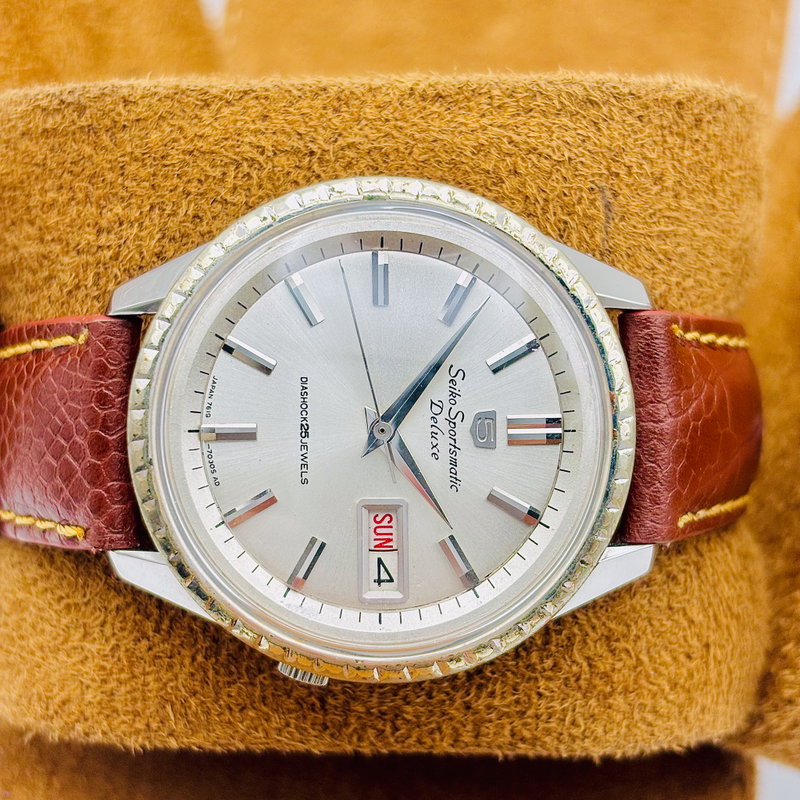 Seiko Seiko - Sportsmatic Deluxe 氷影 – Hyōei – Icy Reflection - No reserve price - 7606-7971 - Men - 1964 vintage watch - image 8