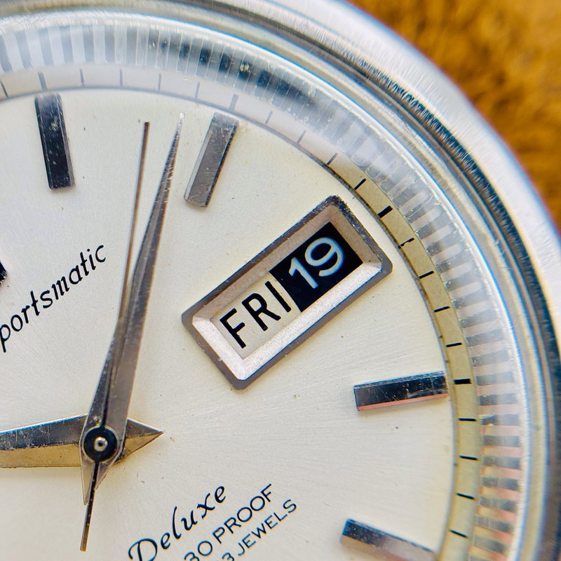 Seiko Seiko - Sportsmatic Deluxe 鏡影 (Kyōei) – Mirror Shadow - No reserve price - 7606-7000 - Men - 1965 vintage watch - image 8