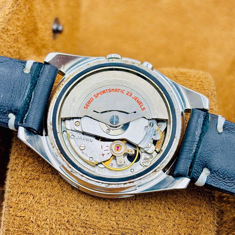 Seiko Seiko - Sportsmatic Deluxe 鏡影 (Kyōei) – Mirror Shadow - No reserve price - 7606-7000 - Men - 1965 vintage watch - image 16