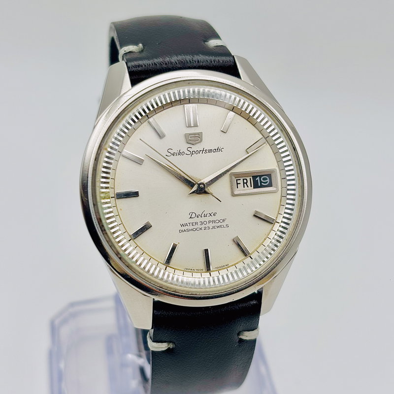 Seiko Seiko - Sportsmatic Deluxe 鏡影 (Kyōei) – Mirror Shadow - No reserve price - 7606-7000 - Men - 1965 vintage watch - image 2