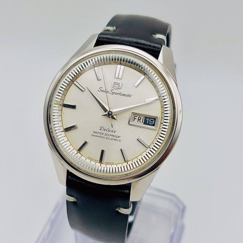Seiko Seiko - Sportsmatic Deluxe 鏡影 (Kyōei) – Mirror Shadow - No reserve price - 7606-7000 - Men - 1965 vintage watch - image 1
