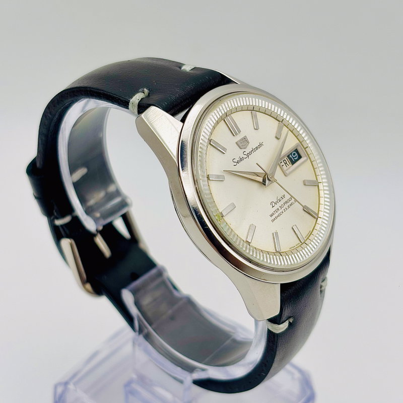 Seiko Seiko - Sportsmatic Deluxe 鏡影 (Kyōei) – Mirror Shadow - No reserve price - 7606-7000 - Men - 1965 vintage watch - image 26