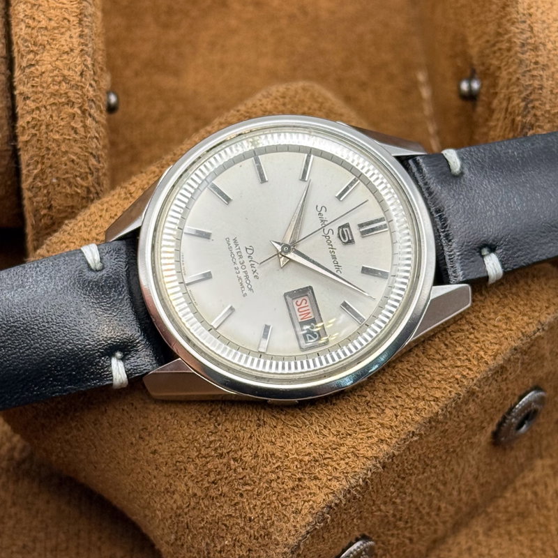 Seiko Seiko - Sportsmatic Deluxe 鏡影 (Kyōei) – Mirror Shadow - No reserve price - 7606-7000 - Men - 1965 vintage watch - image 29