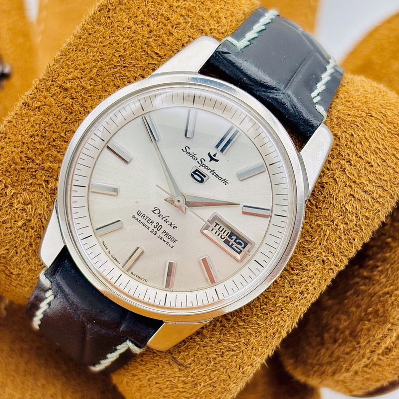 Seiko Seiko - Sportsmatic 5 Deluxe 雪羽 – Yukiba – Snow Feather - No reserve price - 7606-7991 - Men - 1965 vintage watch - image 3
