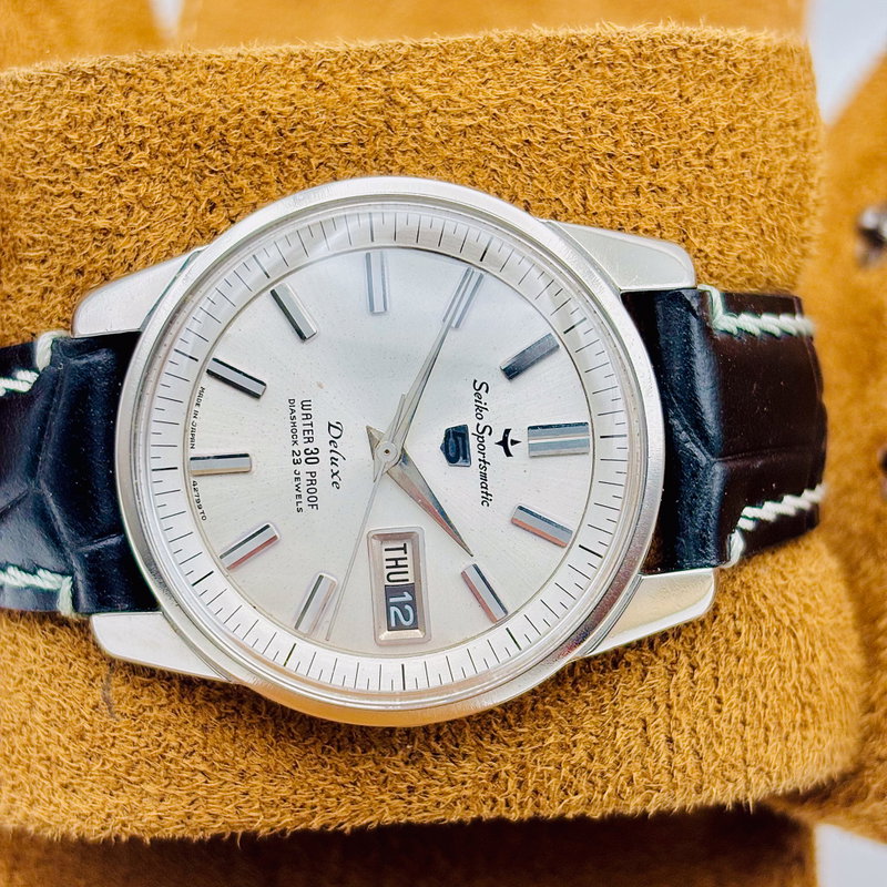 Seiko Seiko - Sportsmatic 5 Deluxe 雪羽 – Yukiba – Snow Feather - No reserve price - 7606-7991 - Men - 1965 vintage watch - image 4