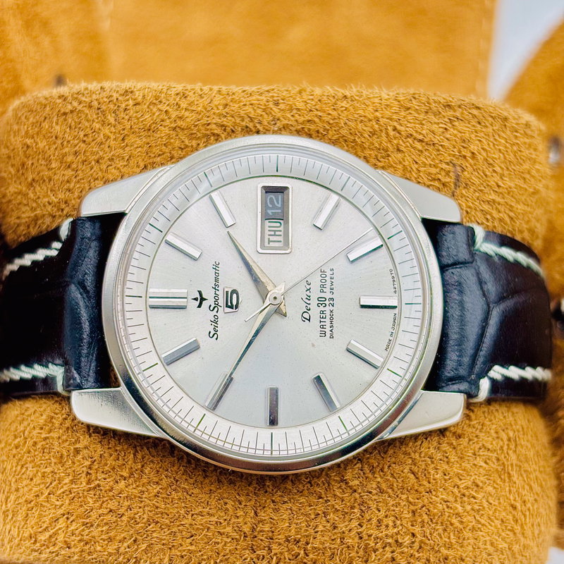 Seiko Seiko - Sportsmatic 5 Deluxe 雪羽 – Yukiba – Snow Feather - No reserve price - 7606-7991 - Men - 1965 vintage watch - image 5