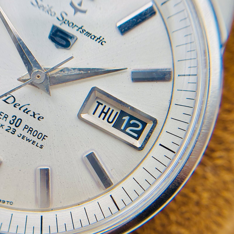 Seiko Seiko - Sportsmatic 5 Deluxe 雪羽 – Yukiba – Snow Feather - No reserve price - 7606-7991 - Men - 1965 vintage watch - image 7