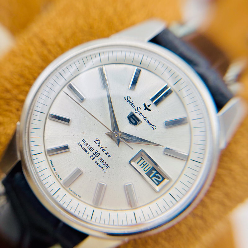 Seiko Seiko - Sportsmatic 5 Deluxe 雪羽 – Yukiba – Snow Feather - No reserve price - 7606-7991 - Men - 1965 vintage watch - image 10