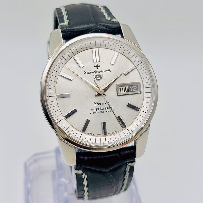 Seiko Seiko - Sportsmatic 5 Deluxe 雪羽 – Yukiba – Snow Feather - No reserve price - 7606-7991 - Men - 1965 vintage watch - image 18