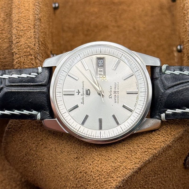 Seiko Seiko - Sportsmatic 5 Deluxe 雪羽 – Yukiba – Snow Feather - No reserve price - 7606-7991 - Men - 1965 vintage watch - image 30