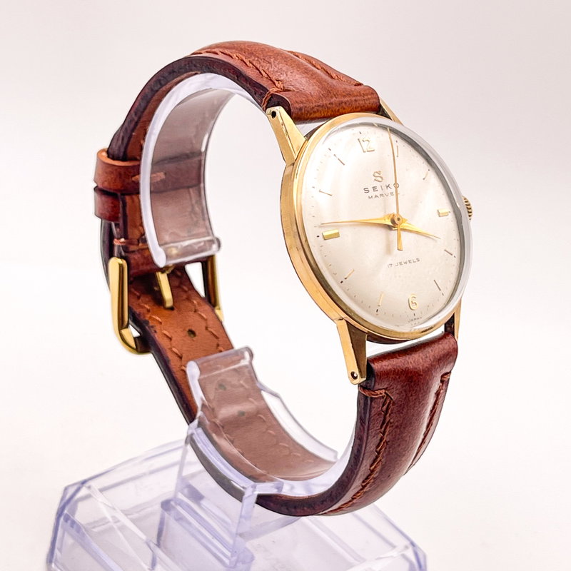 Seiko Seiko - Marvel "14K GOLD-FILLED" - No reserve price - 14033 M - Men - 1957 vintage watch - image 5
