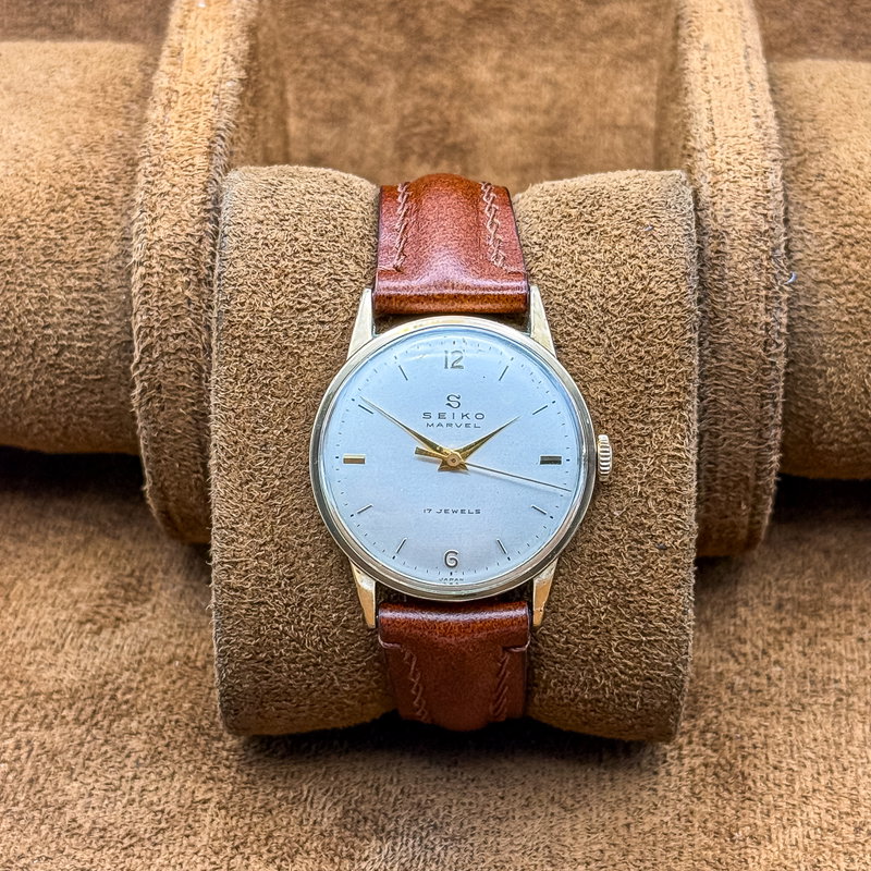 Seiko Seiko - Marvel "14K GOLD-FILLED" - No reserve price - 14033 M - Men - 1957 vintage watch - image 13