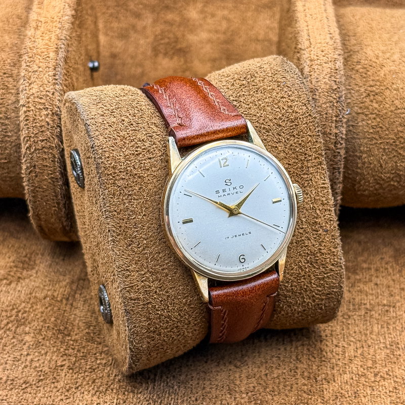Seiko Seiko - Marvel "14K GOLD-FILLED" - No reserve price - 14033 M - Men - 1957 vintage watch - image 14