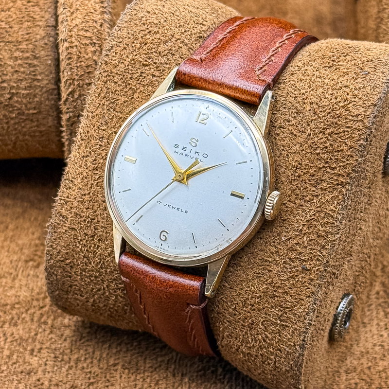 Seiko Seiko - Marvel "14K GOLD-FILLED" - No reserve price - 14033 M - Men - 1957 vintage watch - image 17
