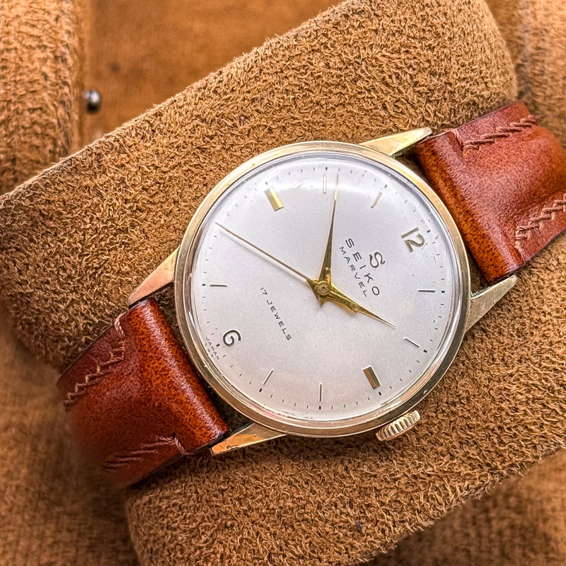 Seiko Seiko - Marvel "14K GOLD-FILLED" - No reserve price - 14033 M - Men - 1957 vintage watch - image 18