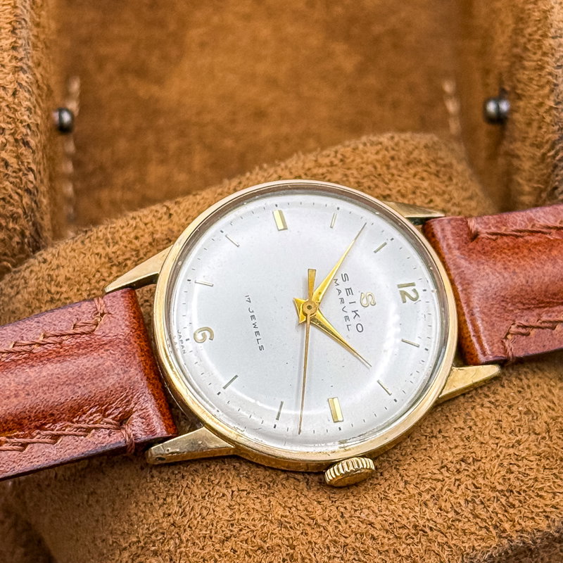 Seiko Seiko - Marvel "14K GOLD-FILLED" - No reserve price - 14033 M - Men - 1957 vintage watch - image 27