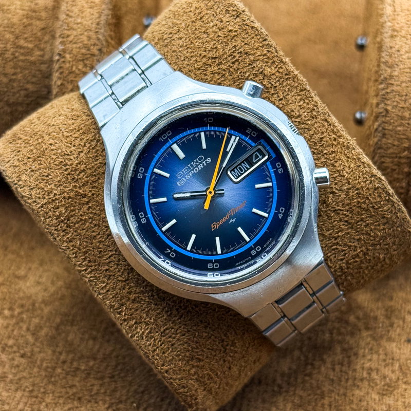 Seiko Seiko - Speedtimer Chronograph 時影 (Jikage) – Shadow of Time - 7015-8000 - Men - 1972 vintage watch - image 13