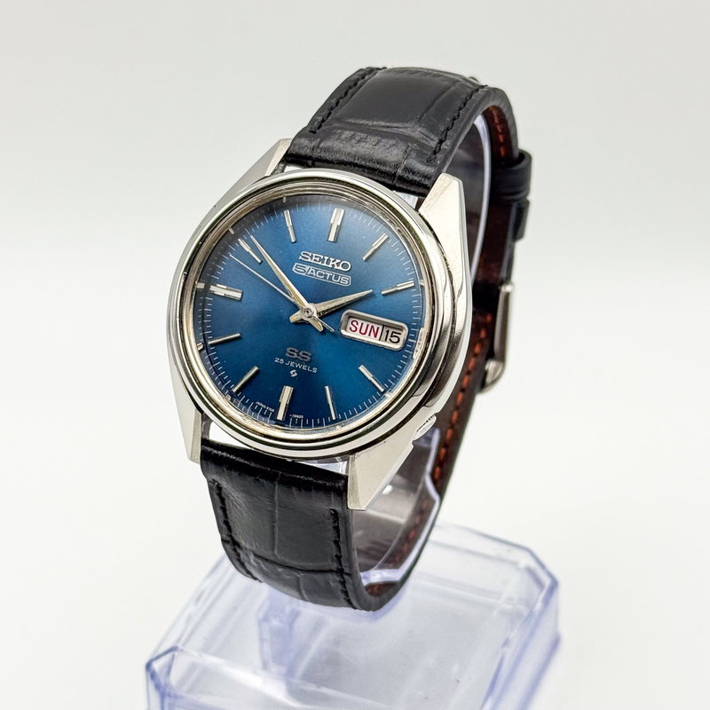 Seiko Seiko - 5 Actus SS 蒼星 (Sōsei) – Blue Star - No reserve price - 6106-7510 - Men - 1971 vintage watch - image 2