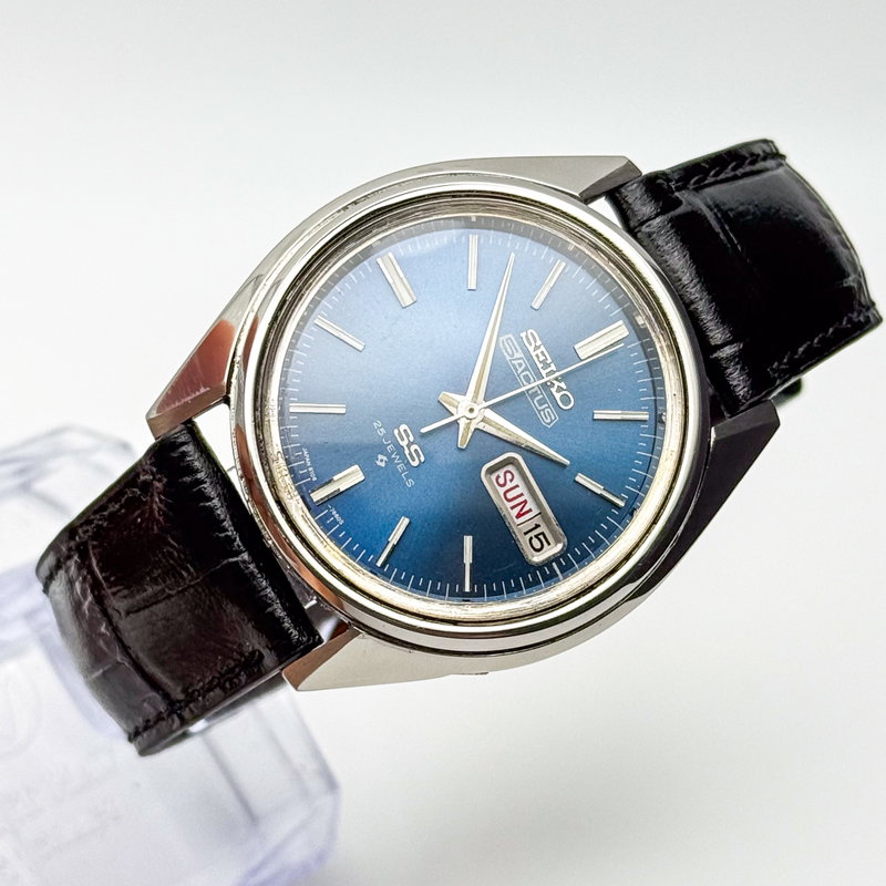 Seiko Seiko - 5 Actus SS 蒼星 (Sōsei) – Blue Star - No reserve price - 6106-7510 - Men - 1971 vintage watch - image 10
