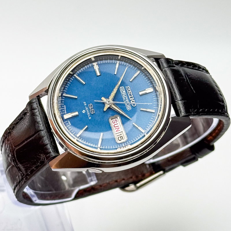Seiko Seiko - 5 Actus SS 蒼星 (Sōsei) – Blue Star - No reserve price - 6106-7510 - Men - 1971 vintage watch - image 11