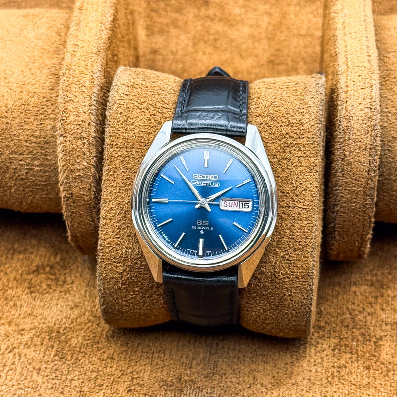 Seiko Seiko - 5 Actus SS 蒼星 (Sōsei) – Blue Star - No reserve price - 6106-7510 - Men - 1971 vintage watch - image 12