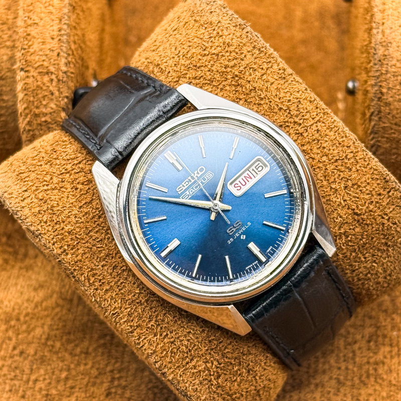 Seiko Seiko - 5 Actus SS 蒼星 (Sōsei) – Blue Star - No reserve price - 6106-7510 - Men - 1971 vintage watch - image 15