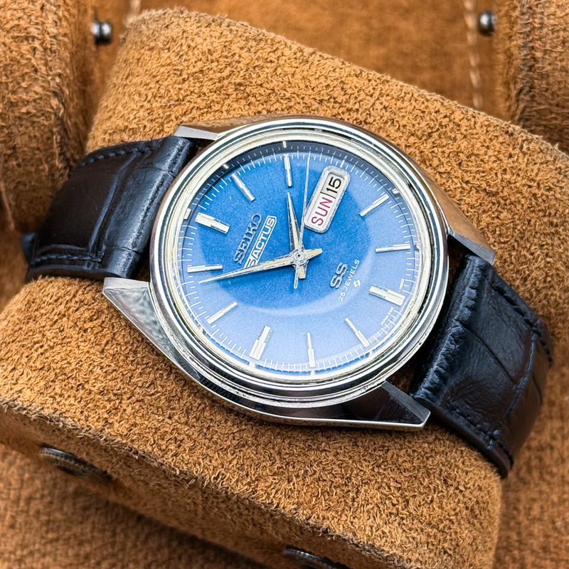 Seiko Seiko - 5 Actus SS 蒼星 (Sōsei) – Blue Star - No reserve price - 6106-7510 - Men - 1971 vintage watch - image 1