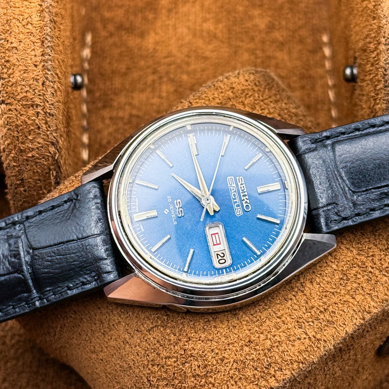 Seiko Seiko - 5 Actus SS 蒼星 (Sōsei) – Blue Star - No reserve price - 6106-7510 - Men - 1971 vintage watch - image 18