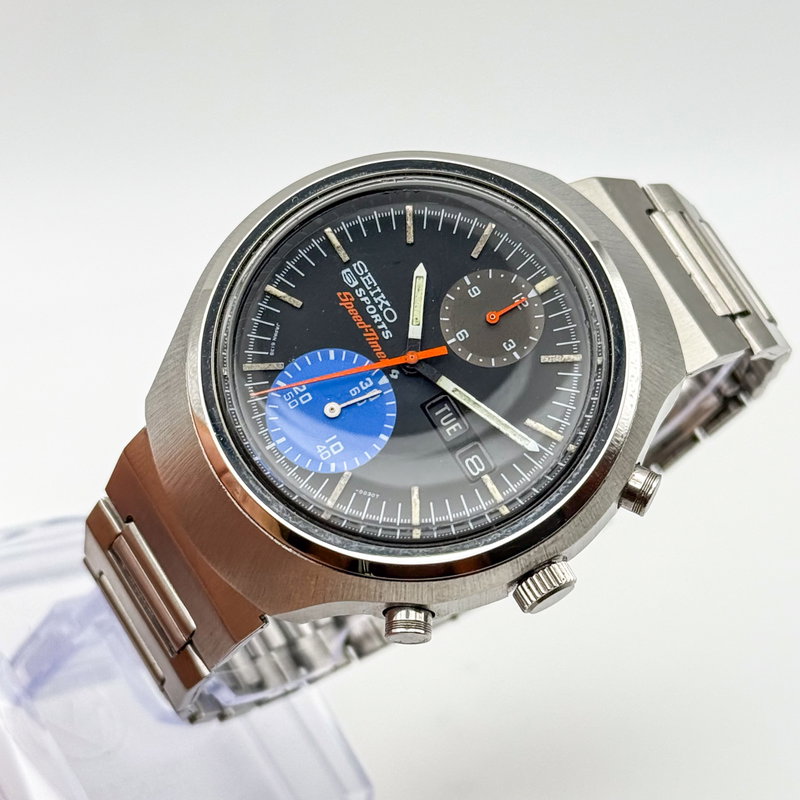 Seiko Seiko - 5 Sports Speed-Timer Chronograph - No reserve price - 6138-0010 - Men - 1970 vintage watch - image 9