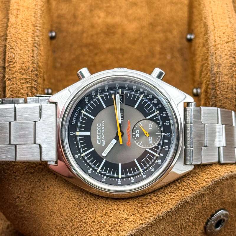 Seiko Seiko - 5 Sports SpeedTimer Chronograph - No reserve price - 6139-7050 - Men - 1972 vintage watch - image 26
