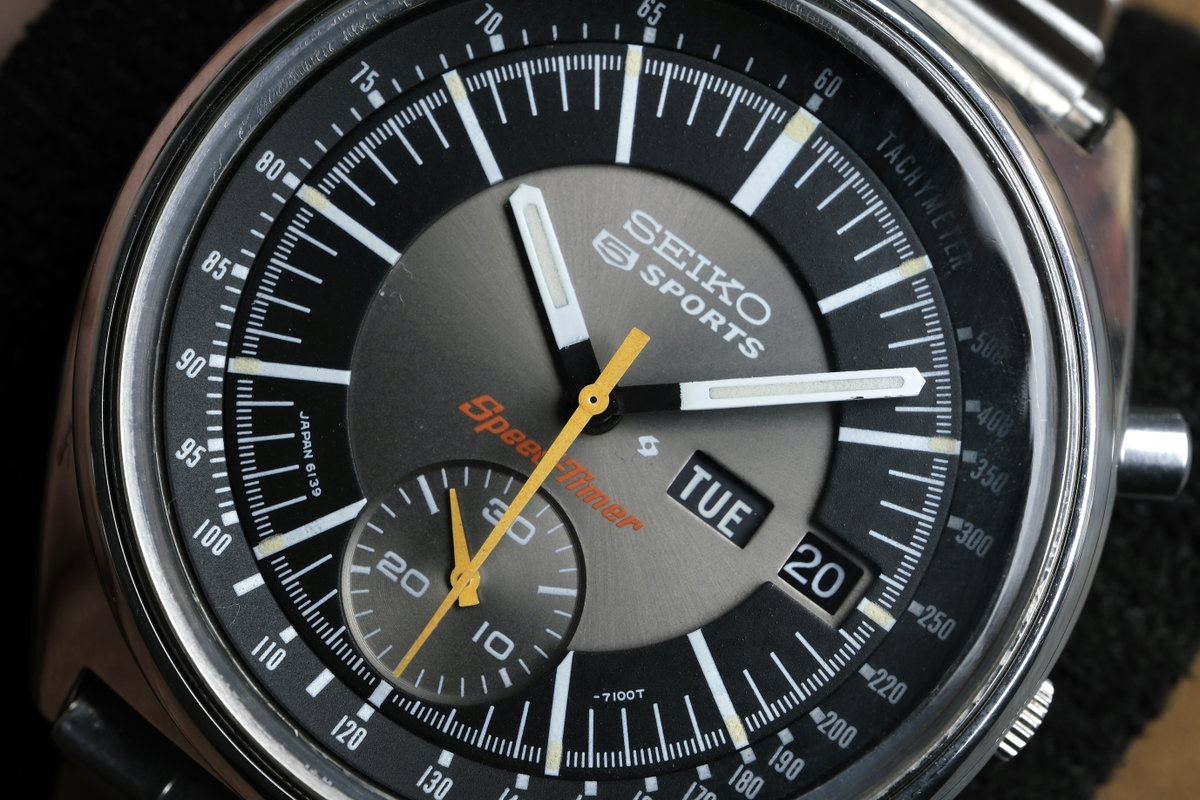 Seiko Seiko - 5 Sports SpeedTimer Chronograph - No reserve price - 6139-7050 - Men - 1972 vintage watch - image 2