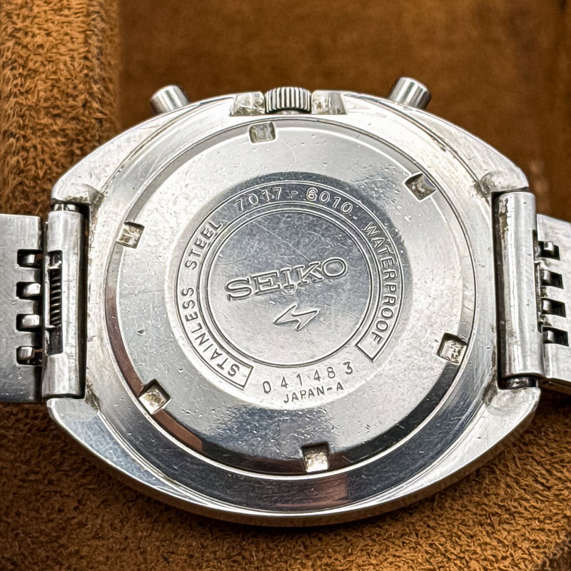 Seiko Seiko - 5 Sports Speed-Timer Chronograph 幻影 (Genei) – Phantom Shadow - 7017-6010 - Men - 1970 vintage watch - image 20