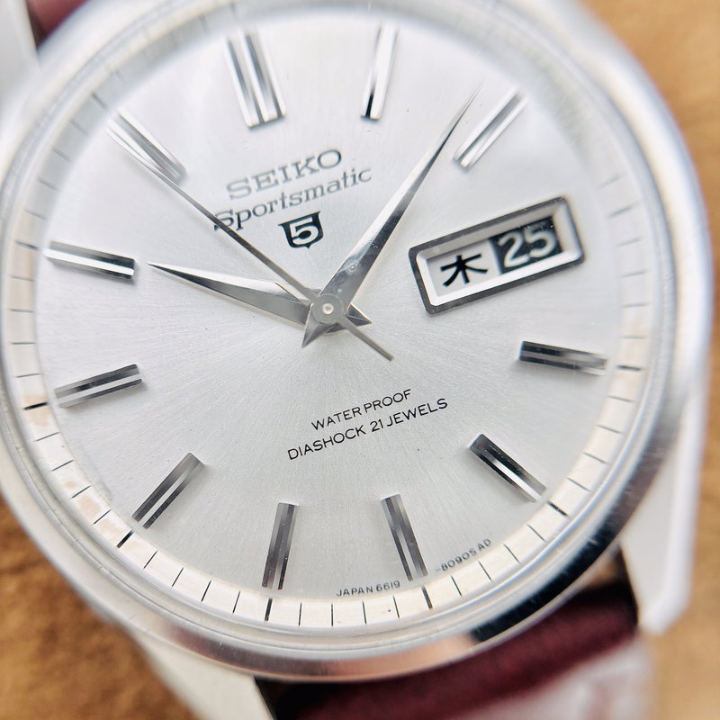 Seiko Seiko - Sportsmatic 凛光 (Rinkō) – Dignified Light - No reserve price - 6619-8060 - Men - 1966 vintage watch - image 8