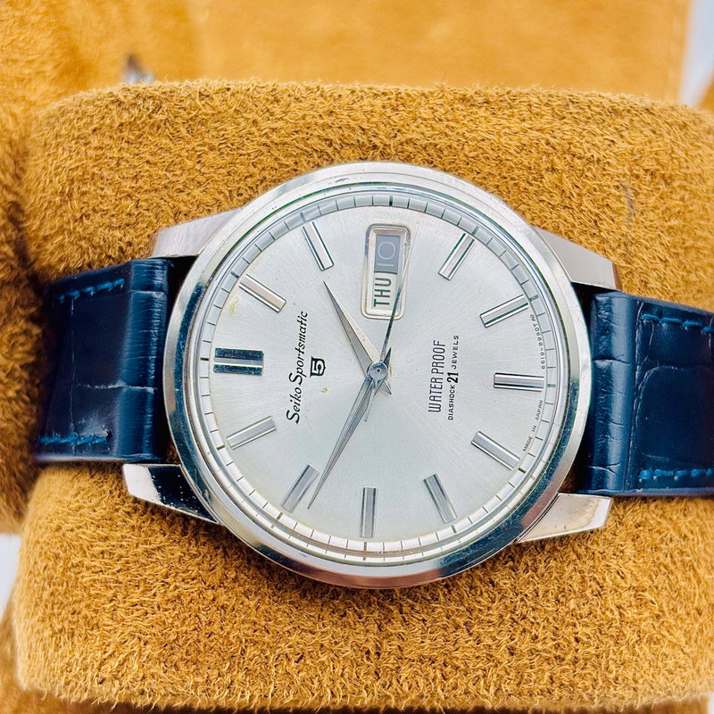Seiko Seiko - Sportsmatic 5 雅月 (Miyabi Zuki) – Elegant Moon - No reserve price - 6619-8970 - Men - 1960-1969 vintage watch - image 6