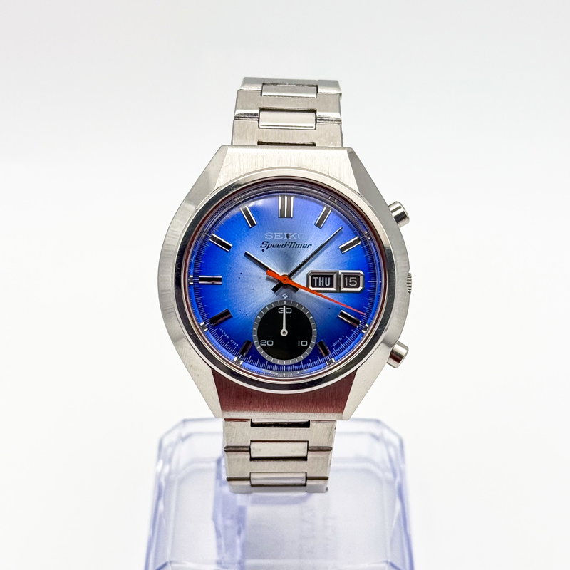 Seiko Seiko - Speed-Timer Chronograph 流光 (Ryūkō) – Flowing Light - 6139-8040 - Men - 1977 vintage watch - image 8