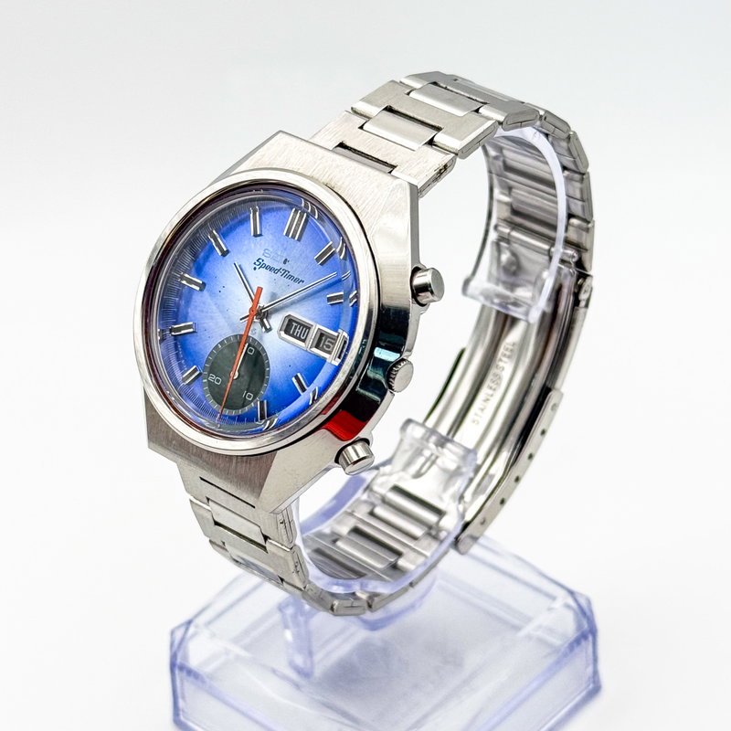Seiko Seiko - Speed-Timer Chronograph 流光 (Ryūkō) – Flowing Light - 6139-8040 - Men - 1977 vintage watch - image 10