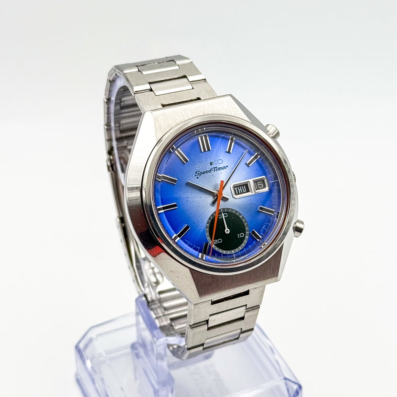 Seiko Seiko - Speed-Timer Chronograph 流光 (Ryūkō) – Flowing Light - 6139-8040 - Men - 1977 vintage watch - image 11