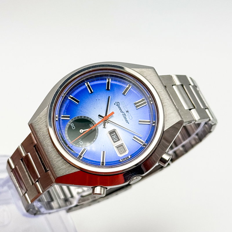 Seiko Seiko - Speed-Timer Chronograph 流光 (Ryūkō) – Flowing Light - 6139-8040 - Men - 1977 vintage watch - image 17