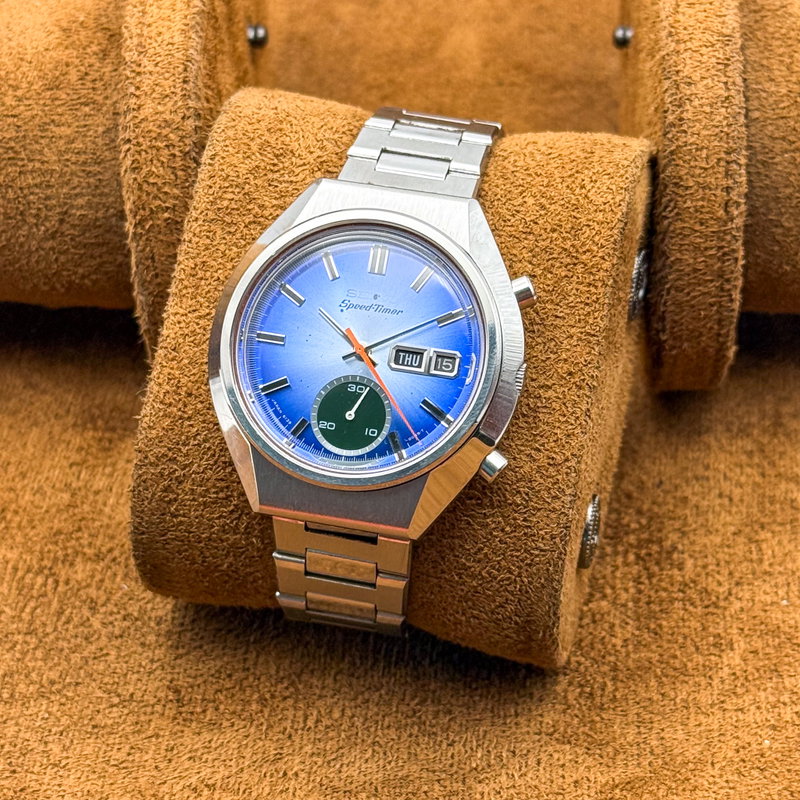 Seiko Seiko - Speed-Timer Chronograph 流光 (Ryūkō) – Flowing Light - 6139-8040 - Men - 1977 vintage watch - image 18